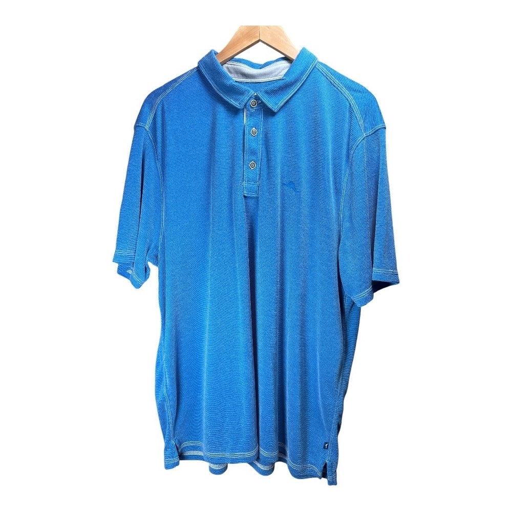 Tommy Bahama Short Sleeve Polo Turquoise Mens XXL​